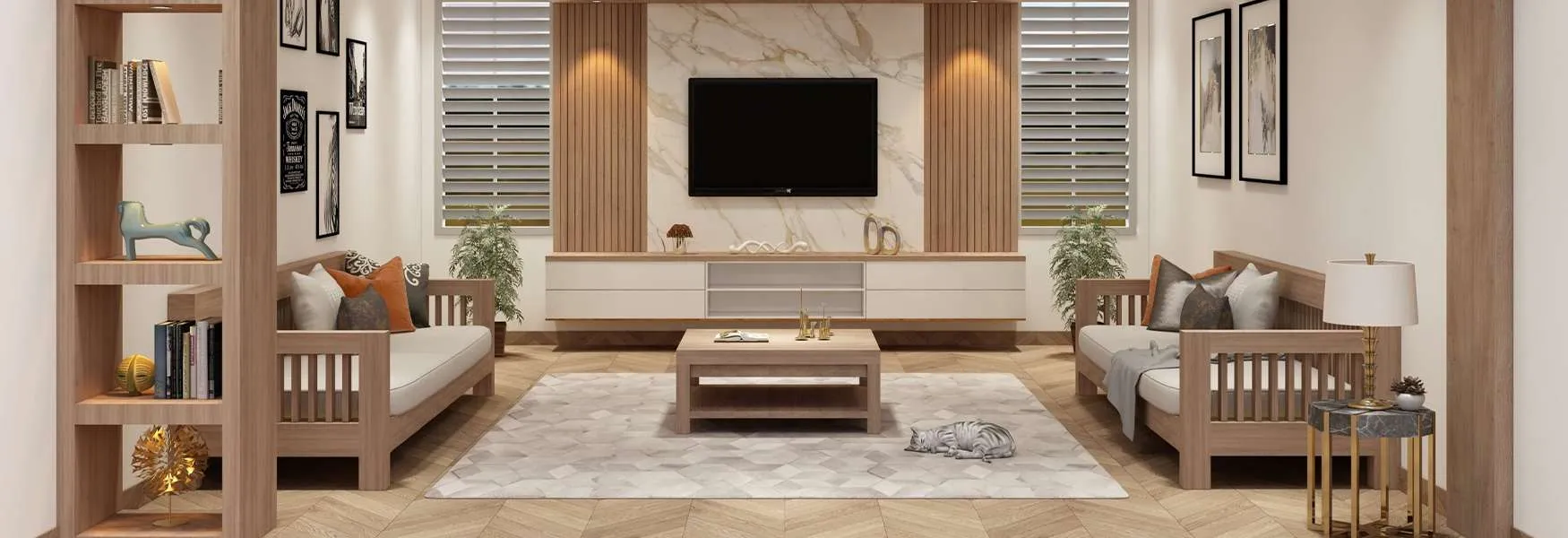 Ridansh Thane West Living Room